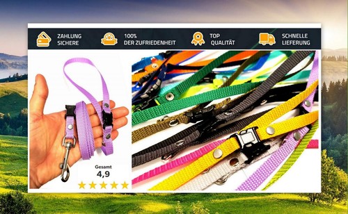 Hundeleine 185 cm - 95,