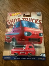 Hot Wheels 60s Ford Econoline Pickup 2017 Shop Trucks No 5/5 original verpackt