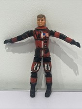 Vintage Mattel Major Matt Mason Sgt Storm rot 1966 Restaurationsprojekt