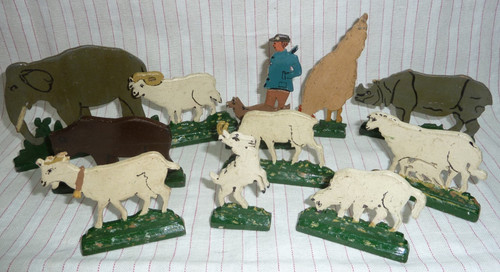 Spielfiguren tiere holz - 11,