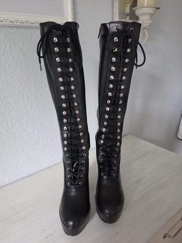 Sexy plateau schnürstiefel - sexy, plateau-schnürstiefel