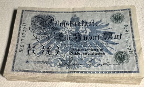 Banknoten schrottlot - 50,