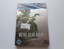 Metal Gear Solid 3 Snake Eater Steelbook Edition Sony PS2 Spiel ● NEU & OVP RAR