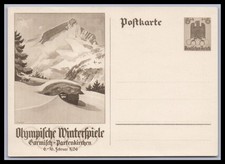 Ansichtskarte Olympische Winterspiele Garmisch-Partenkirchen 1936