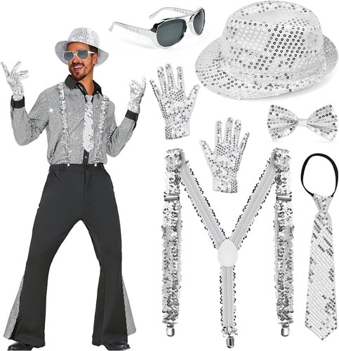 Stück glitzer outfit herren - stück,