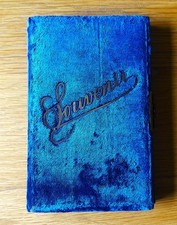 Poesiealbum von 1888 Sütterlin Schrift Samt  Einband