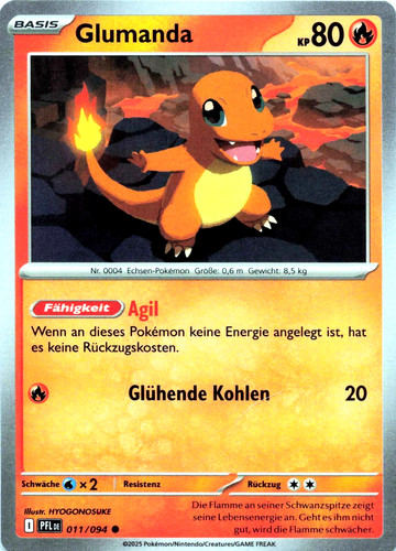 Pokemon karte glumanda - pokemon, pfl