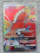 Pokémon Karte  Scared Fire  Basic Ho-Oh GX  HP 190
