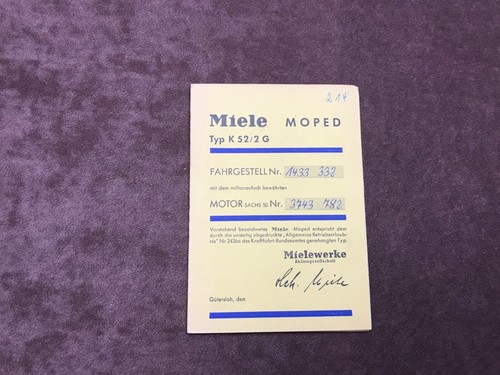 Original abe betriebserlaubnis - original,