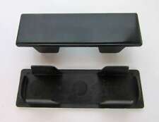 PVC Endkappe Zaunkappe Schwarz für Kömaterra Zaunbretter Hohlprofil 75 x 24 mm