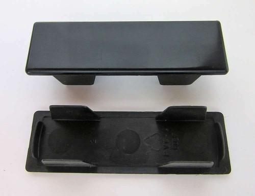 Pvc endkappe zaunkappe schwarz - pvc,
