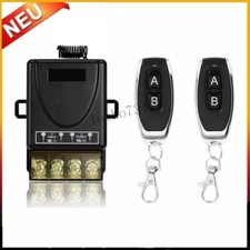 Funkfernsteuerung Fernbedienung 12-48V Relaisschalter Funkschalter Funk Schalter