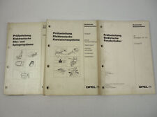 Opel Omega B Elektr. Fensterheber Karosseriesysteme Sitz Spiegel Prüfanleitung