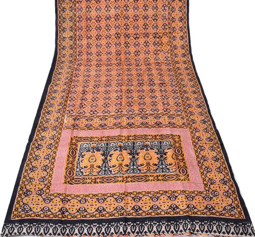 Sushila vintage schwarzer sari - sushila,