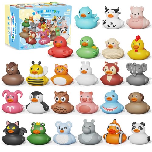 Baby badeenten set - set, 25