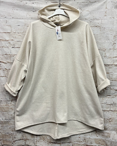 Damen fleece lagenlook tunika - lagenlook,