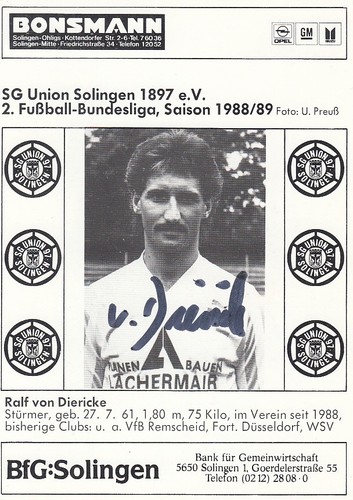 Ralf von diericke union - von,