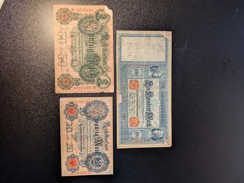 Deutsche mark geldscheine - x,