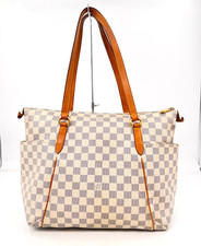 Echte Louis Vuitton Damier Azur Totally MM N51262 Damen Schultertasche KB137