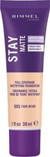 Rimmel Stay Matte Liquid Foundation - 085 Fair Beige 30ml NEW NEU