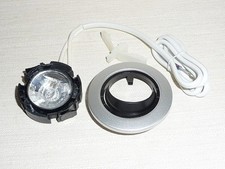 Einbaustrahler flach · Einbohrleuchte für Möbel 12V · 55mm Ø 15 mm tief