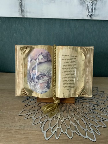 Deko buch mit - deko,