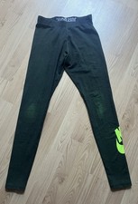 Nike Sportleggins S neon grün schwarz Sporttight 