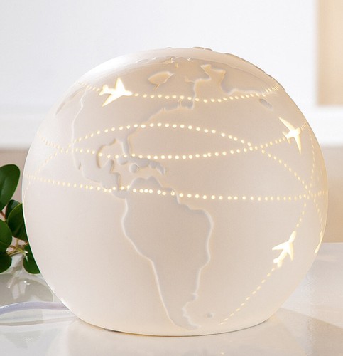 Gilde porzellan lampe kugel - porzellan,