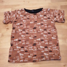 T- Shirt, Gr. 98 / 104 ** Handmade** braun, Auto Motive