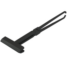 Deckzange 160 mm gerade Form