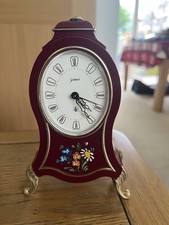 Traumhafter Goldbühl Deutscher Musikalischer Handbemalter Wecker 60er Jahre