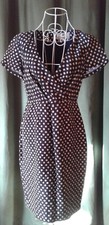 Etuikleid - 50er Jahre Stil - Polka Dots - von FENN WRIGHT MANSON (Petit),Gr. 38