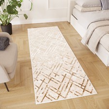 Teppich Läufer Glänzend Grau