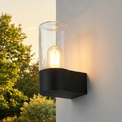 Außenwandlampe glas aluminium - außenwandlampe,