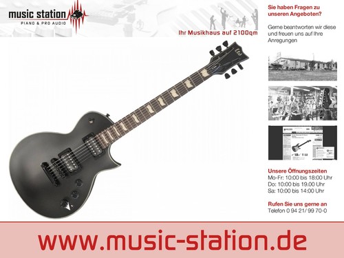 Ltd 256 blks gitarre - ltd, ec-256