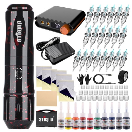 Rotary tattoo stift set - set, mit