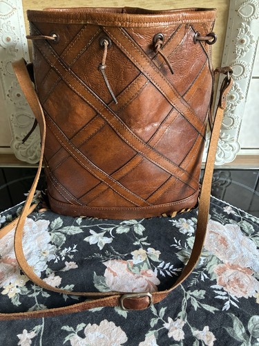 Leder beutel - leder,