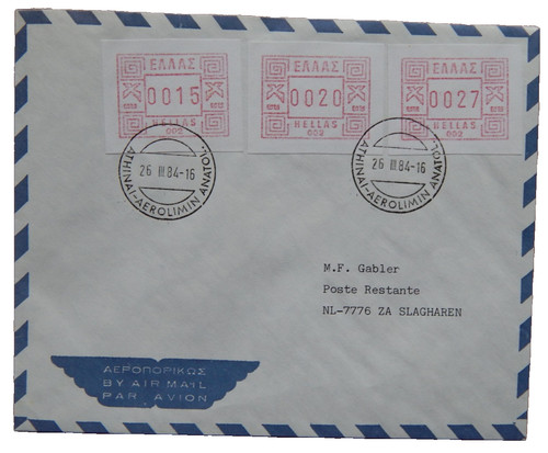 Griechenland brief - griechenland:brief, m
