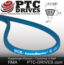 3L150 / 3LK150 Kupplungsriemen für Gartengeräte & Schneefräsen nach RMA Norm