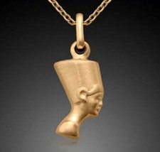 ECHT GOLD *** Nofretete Anhänger, Kette auf Wunsch