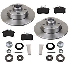 VW Golf 3 GTi VR6 Bremsscheiben Scheiben + Klötze Bremsbeläge + Radlager HINTEN