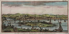 La Città di Avignon - Salmon 1730 - Originaler Kupferstich - Original engraving