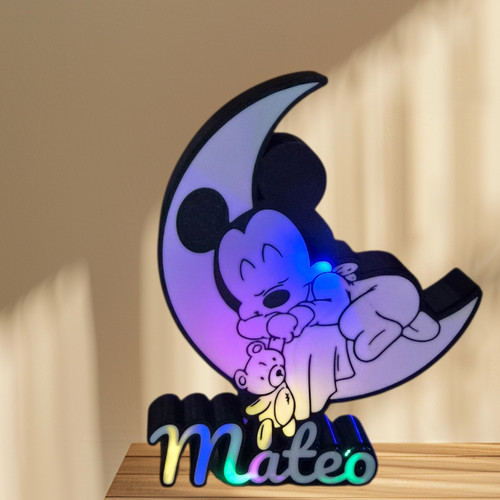 Deko lampe baby - baby, micky
