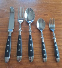 GRÄWE Tafel-Löffel 6er Set, geschmiedetem Edelstahl, neuwertig