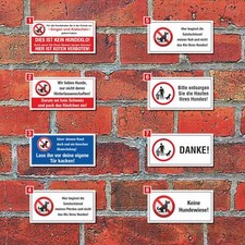 Schild Kein Hundeklo Koten