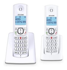 Alcatel F530 Duo - DECT-Schnurlostelefon im Design, Freisprechen, Großes hinterg