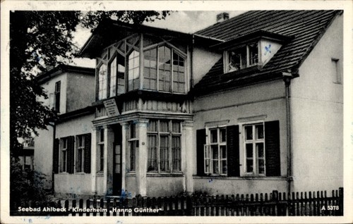 Ostseebad ahlbeck auf - ak,