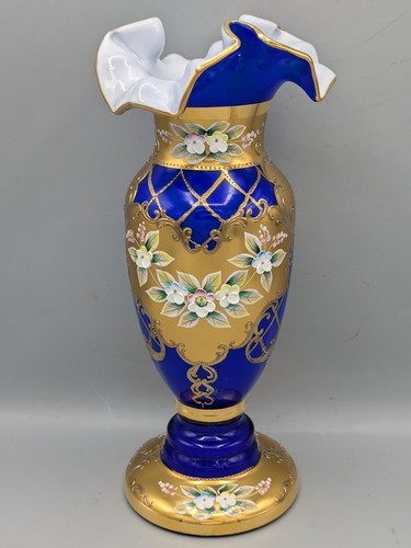 Böhmisches kristall vase - böhmisches,