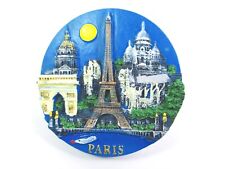 Paris Magnet Poly Eiffelturm Sacre Coeur Seine Souvenir Frankreich (A1)