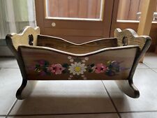 Puppenwiege Holz - Schaukel - Bett - Wippe - RARITÄT